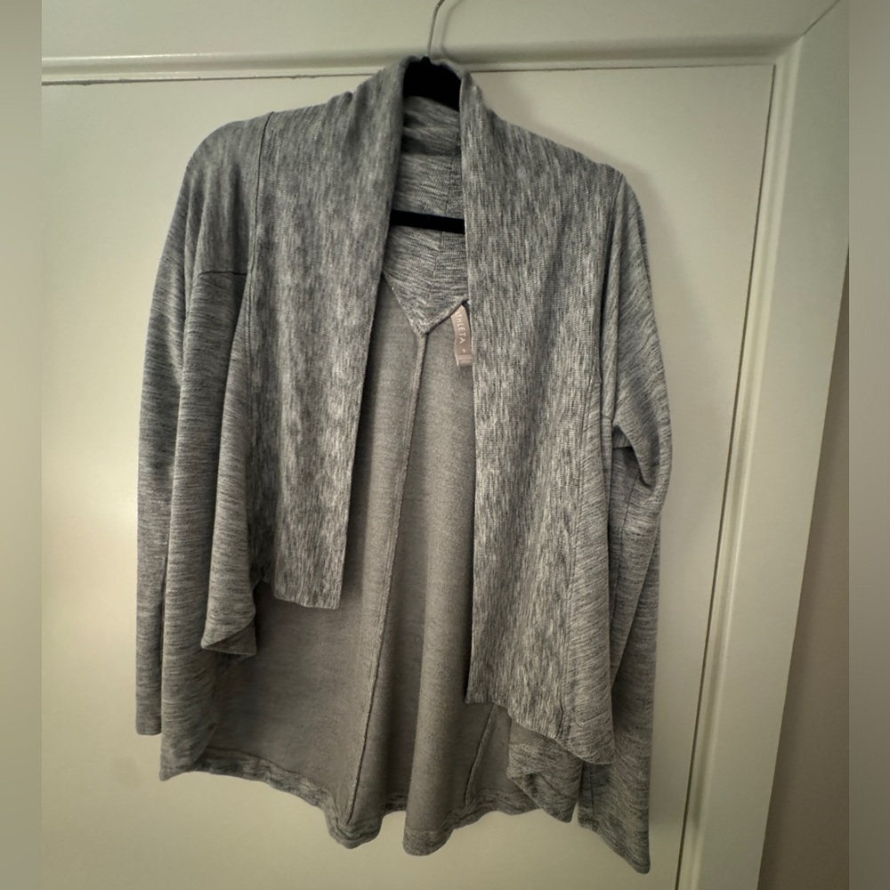 Athleta Nirvana 2 Way Wrap: Heather Grey. Size: Small